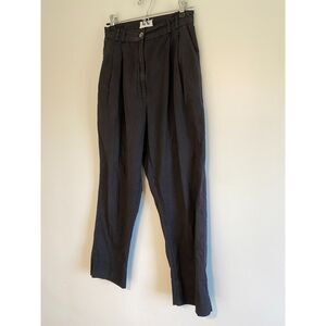 WRAY "washed black" Slacks / trousers/ Dress pant Size 4 100% cotton